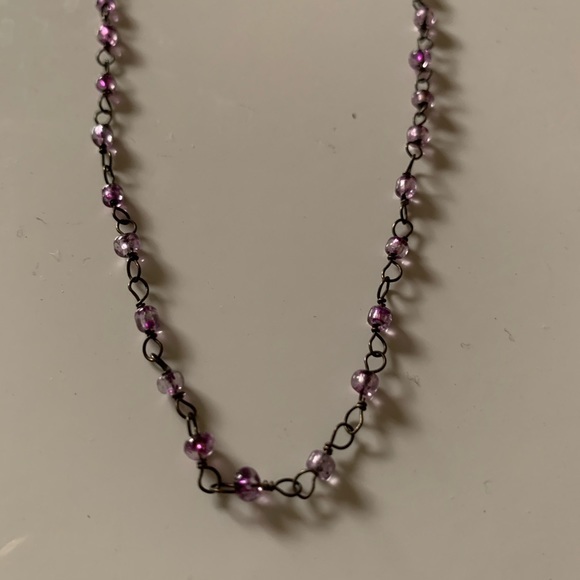Chan Luu Mystic Matt black Bead Long Necklace
